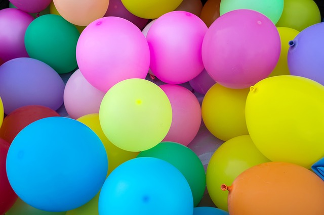 balónky na oslavu